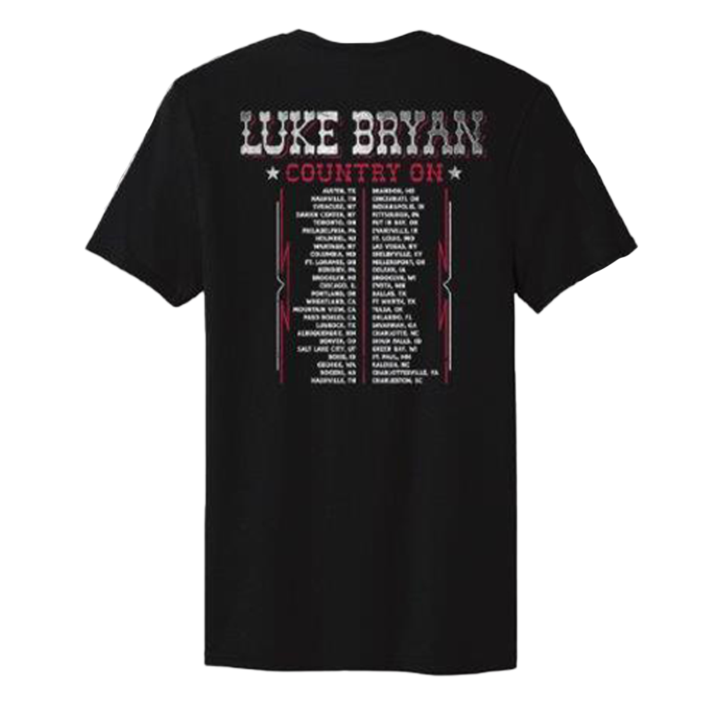 Luke Bryan Country On Tour Flag T-Shirt