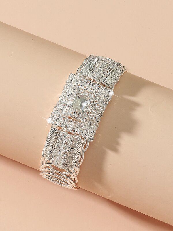 Rhinestone Decor Bracelet