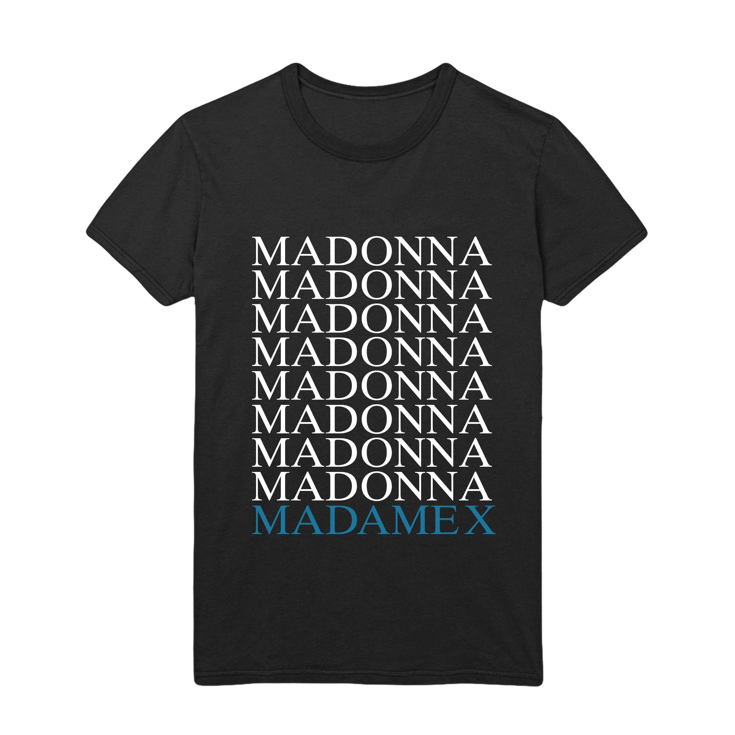 Madonna Madame X logo T-Shirt  - Black