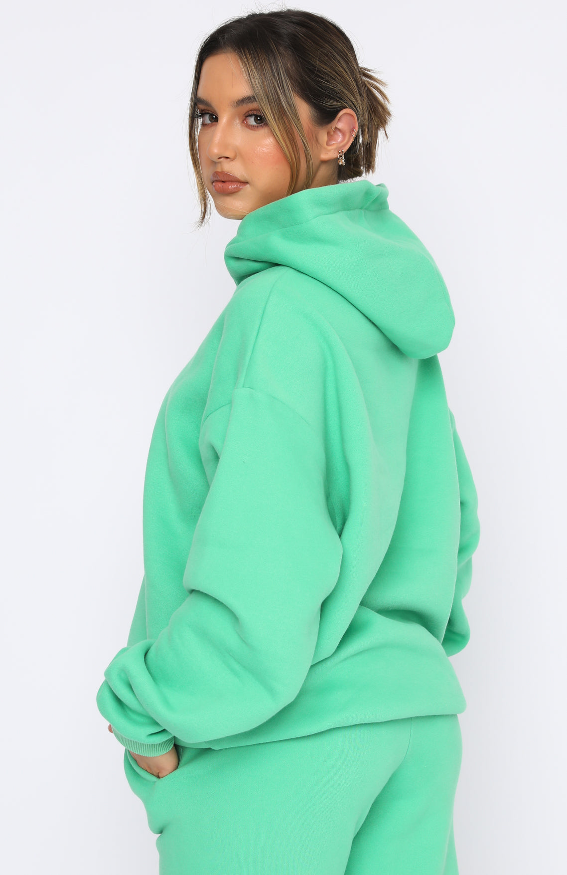 She's A Baddie Hoodie Jolly Green