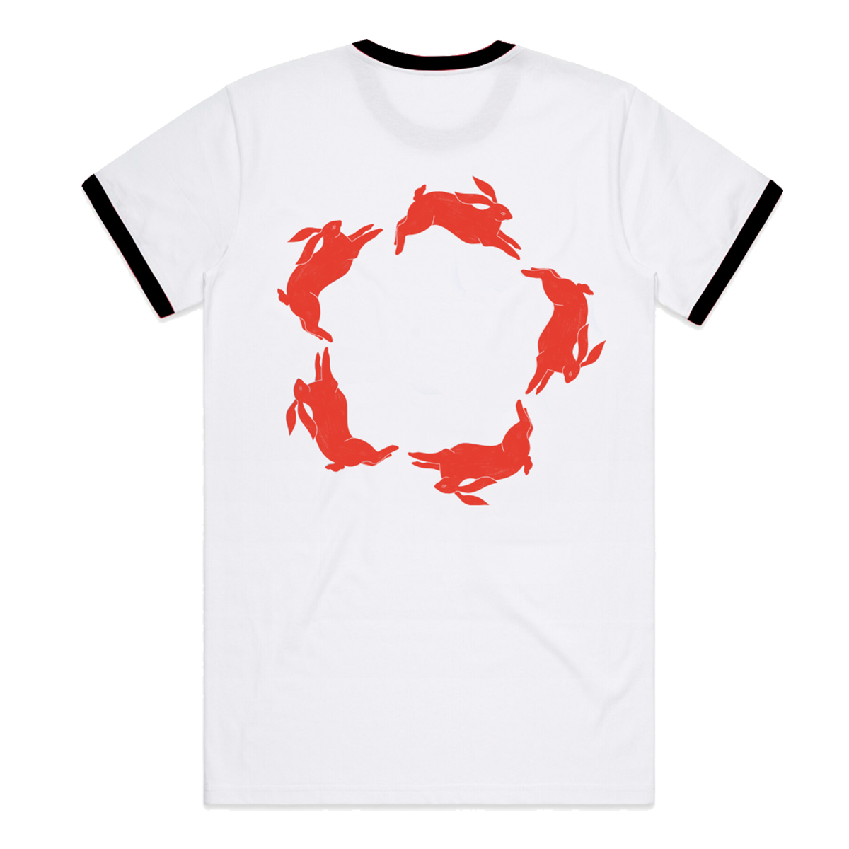 Harry Styles Red Bunny Ringer T-shirt
