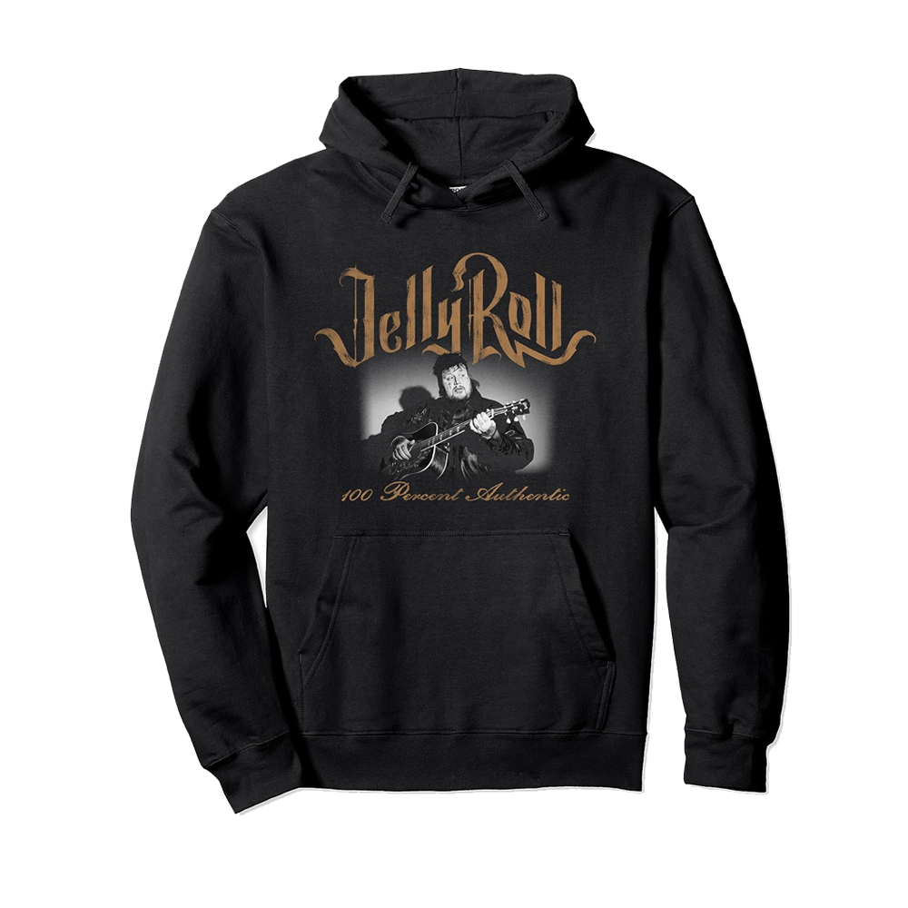 Jelly Roll 100 Percent Authentic Pullover Hoodie