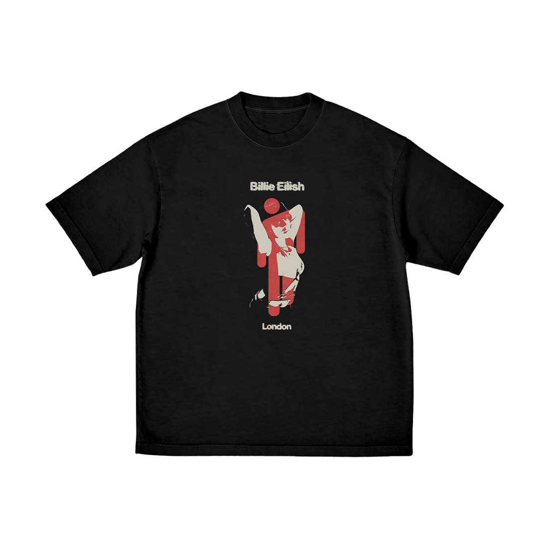 Billie Eilish Blohsh Black London T-Shirt