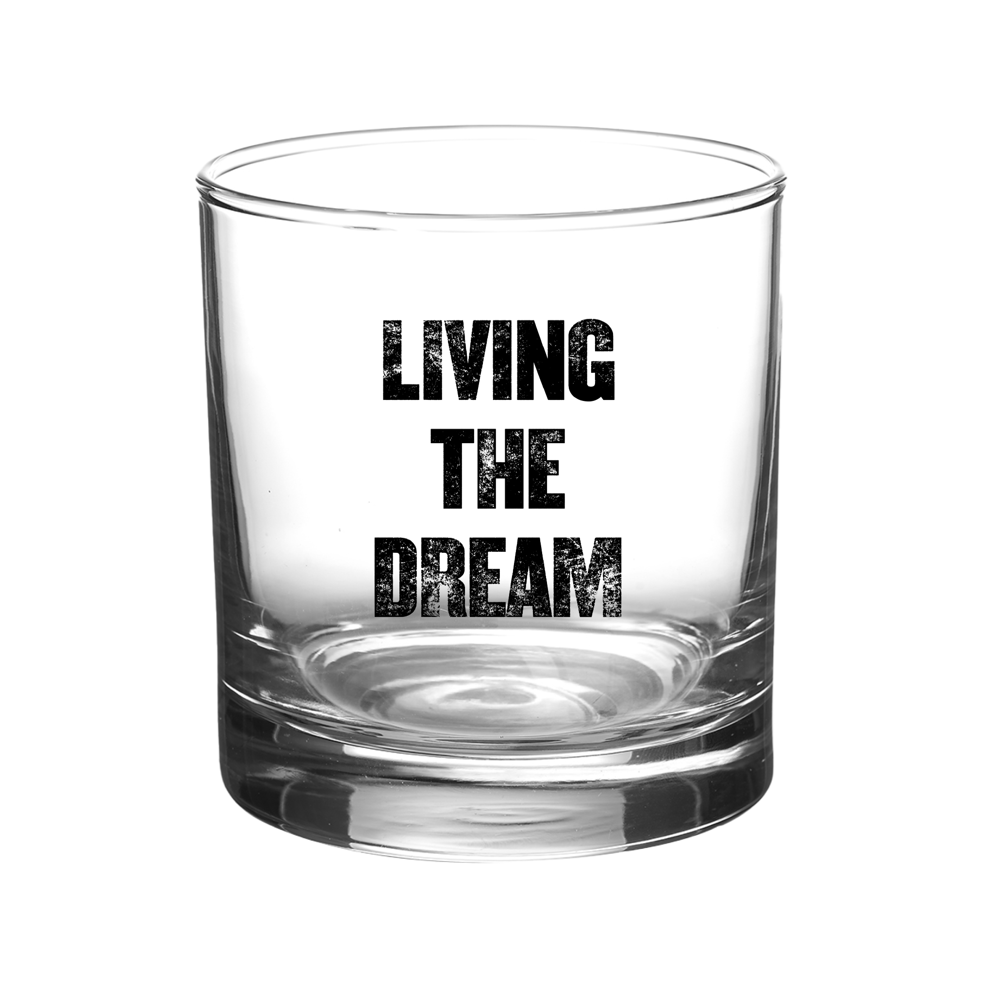 Slash Living the Dream Whiskey Glass