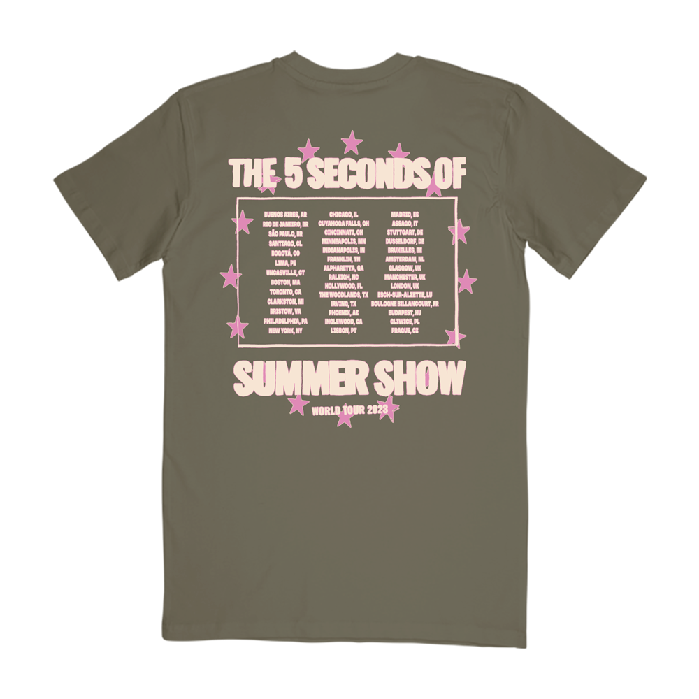 5SOS Army Green T-Shirt