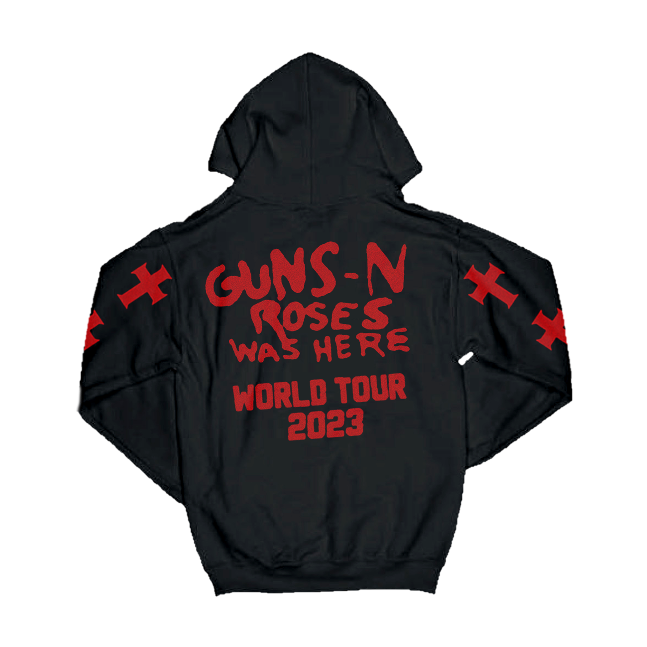 Guns N' Roses Graffiti World Tour 2023 Pullover Hoodie