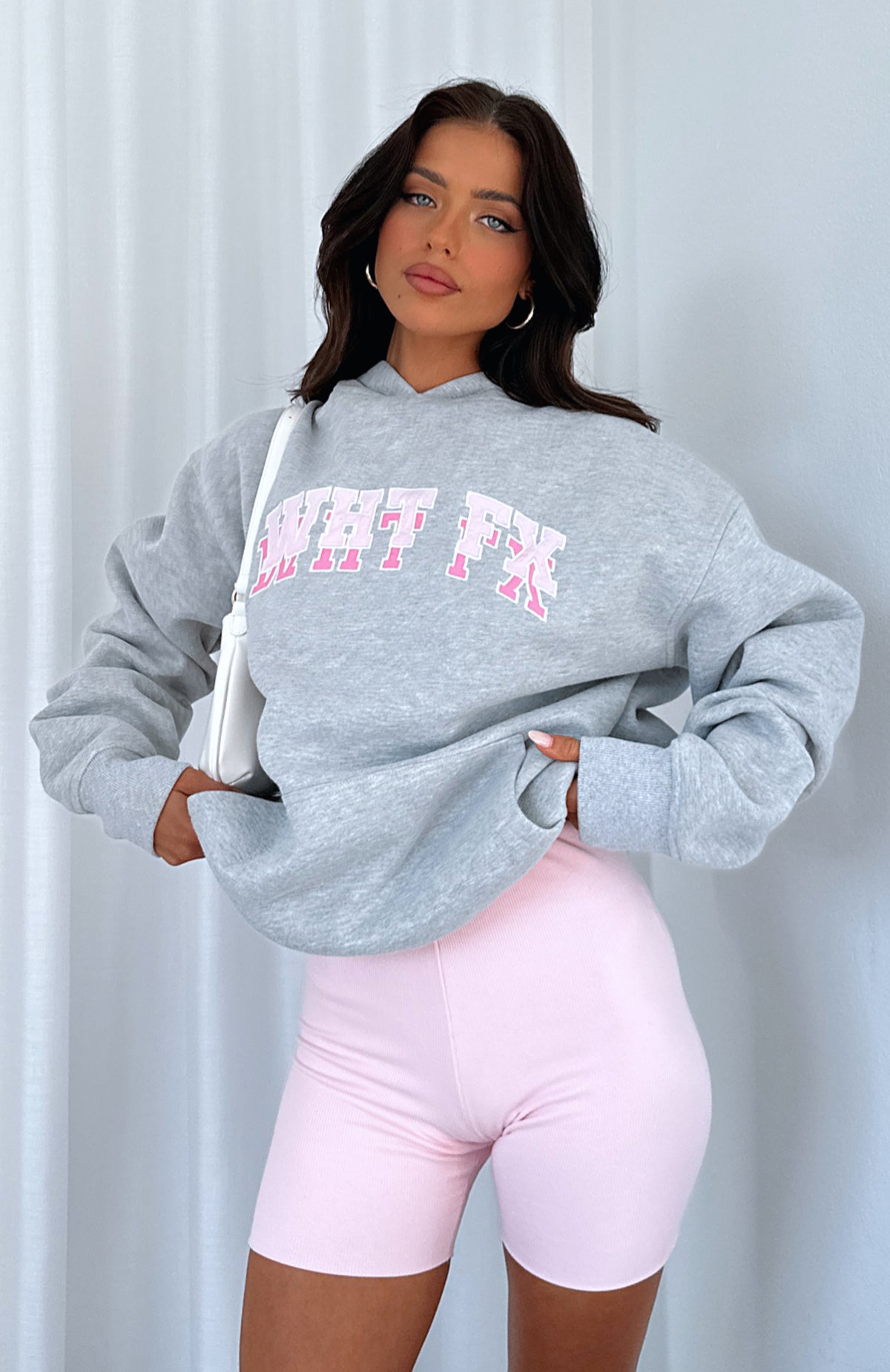 Test The Limit Oversized Hoodie Dark Grey Marle