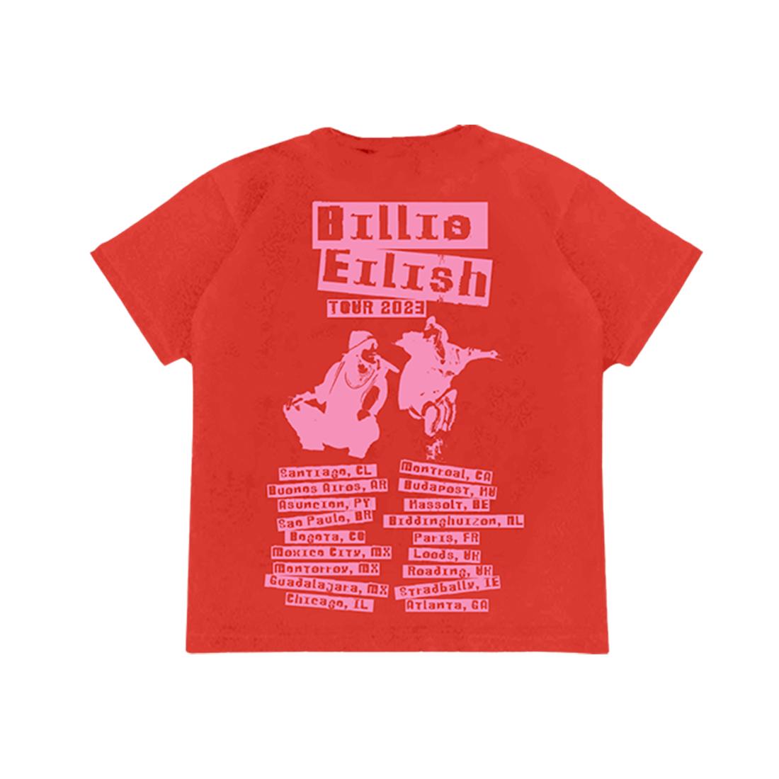Billie Eilish Headline Red Tour T-Shirt