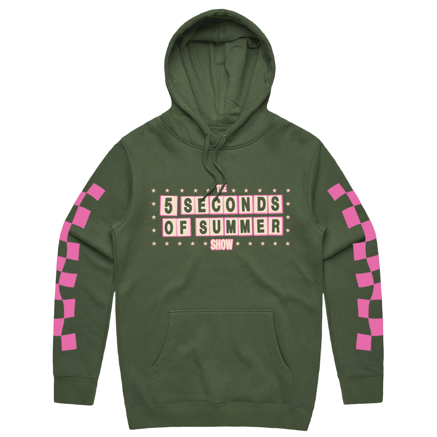 5SOS Army Green Tour Hoodie