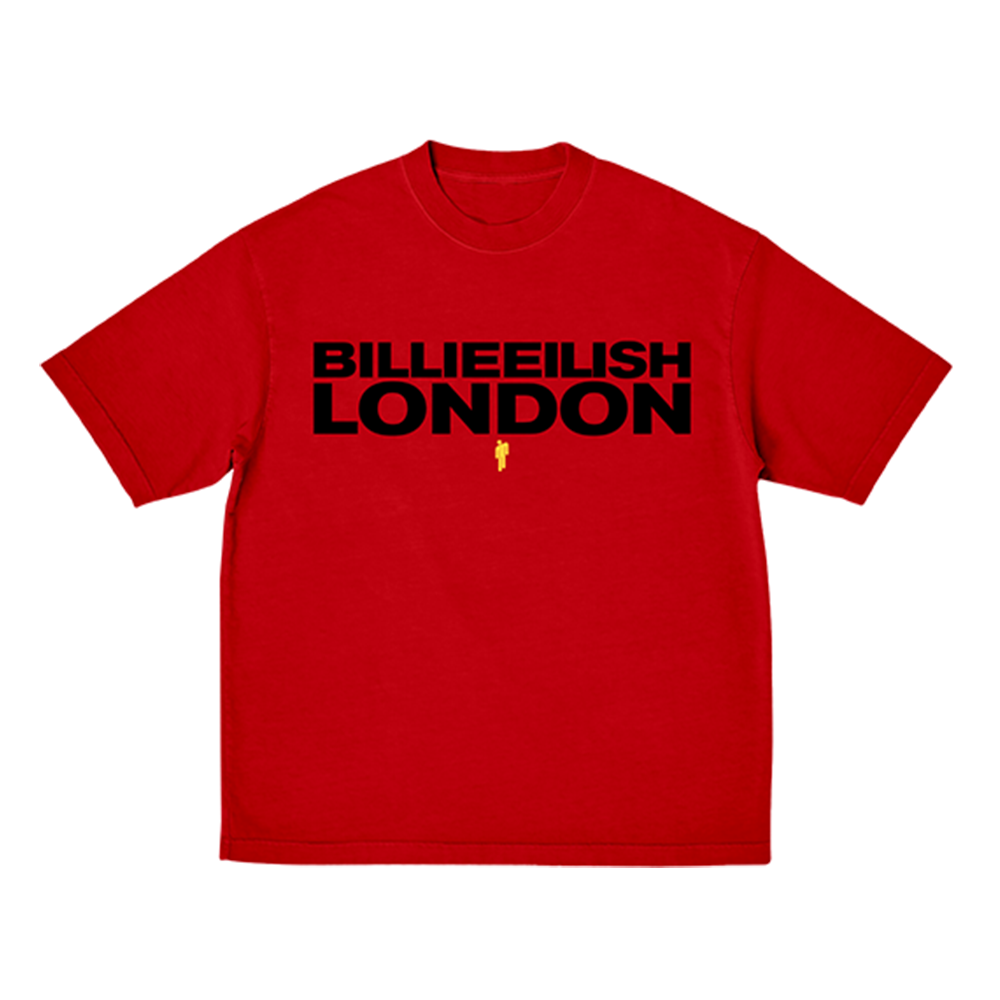 Billie Eilish Electric Ballroom Red T-Shirt