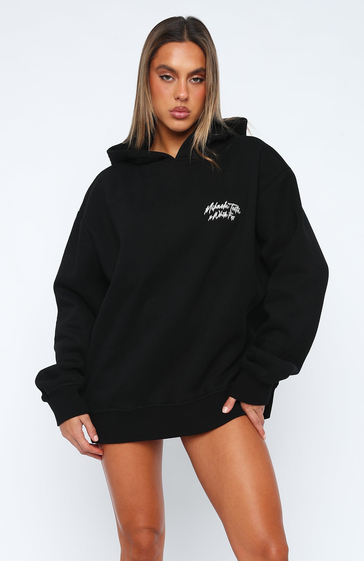 Ex's Oversized Hoodie Black