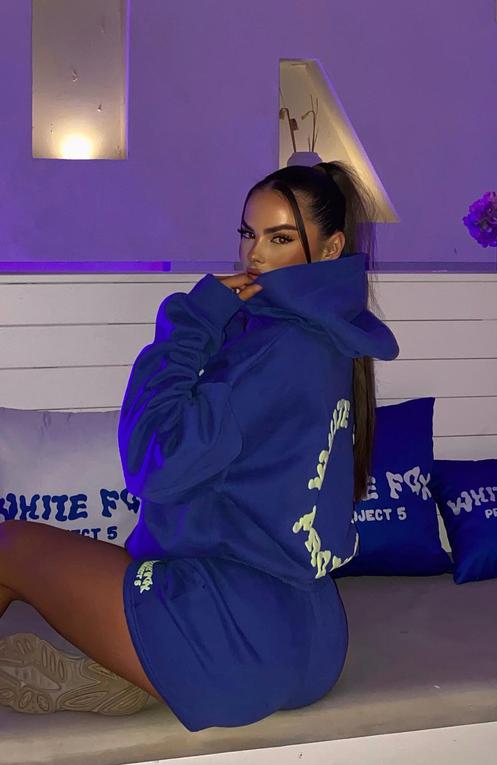 Project 5 Oversized Hoodie Cobalt