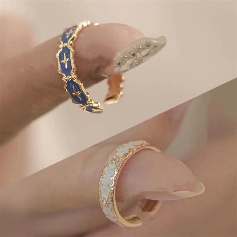Fashion Enamel Multicolor Ring