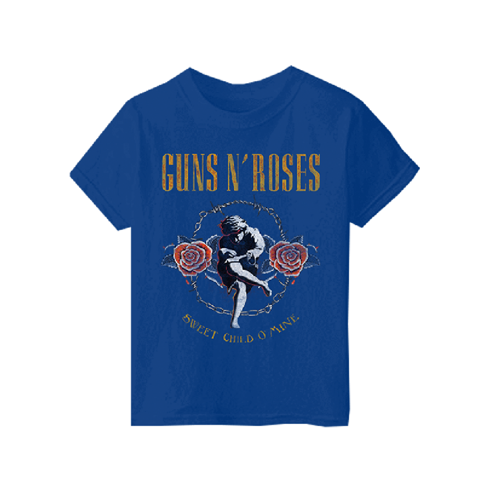 Guns N' Roses Sweet Child O' Mine  Blue T-Shirt