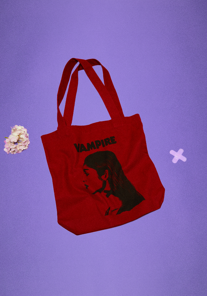 Olivia Rodrigo Red Vampire Tote