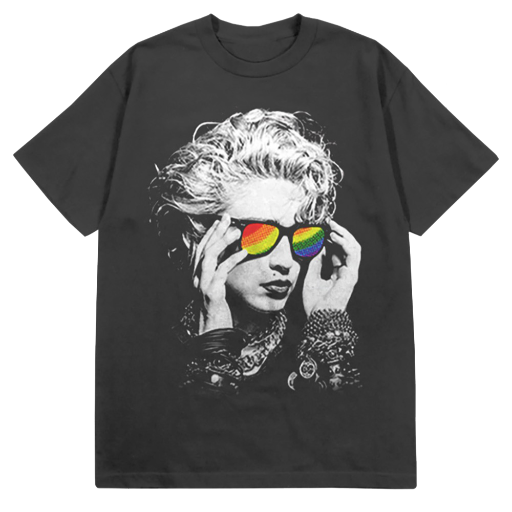 Madonna '50 Number Ones' The Rainbow Edition Distressed T-Shirt