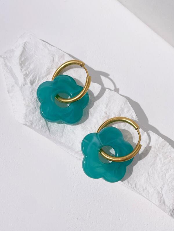 Flower Drop Earrings
