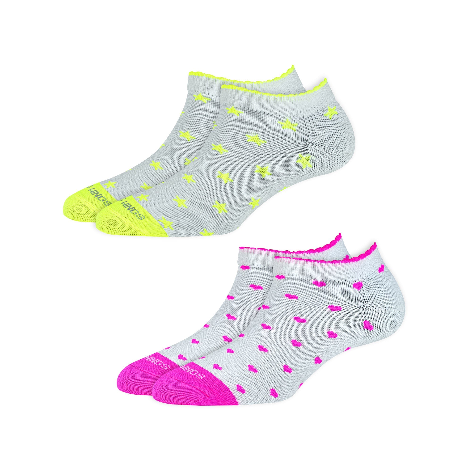 Womens  Shock Color Socks - Pack of 2