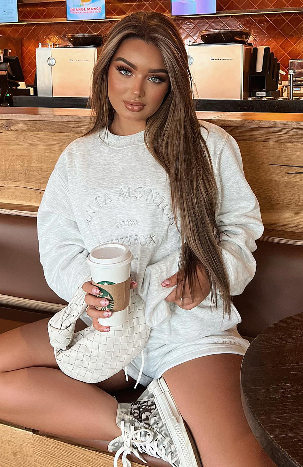 Best Of Both Oversized Sweater Grey Marle