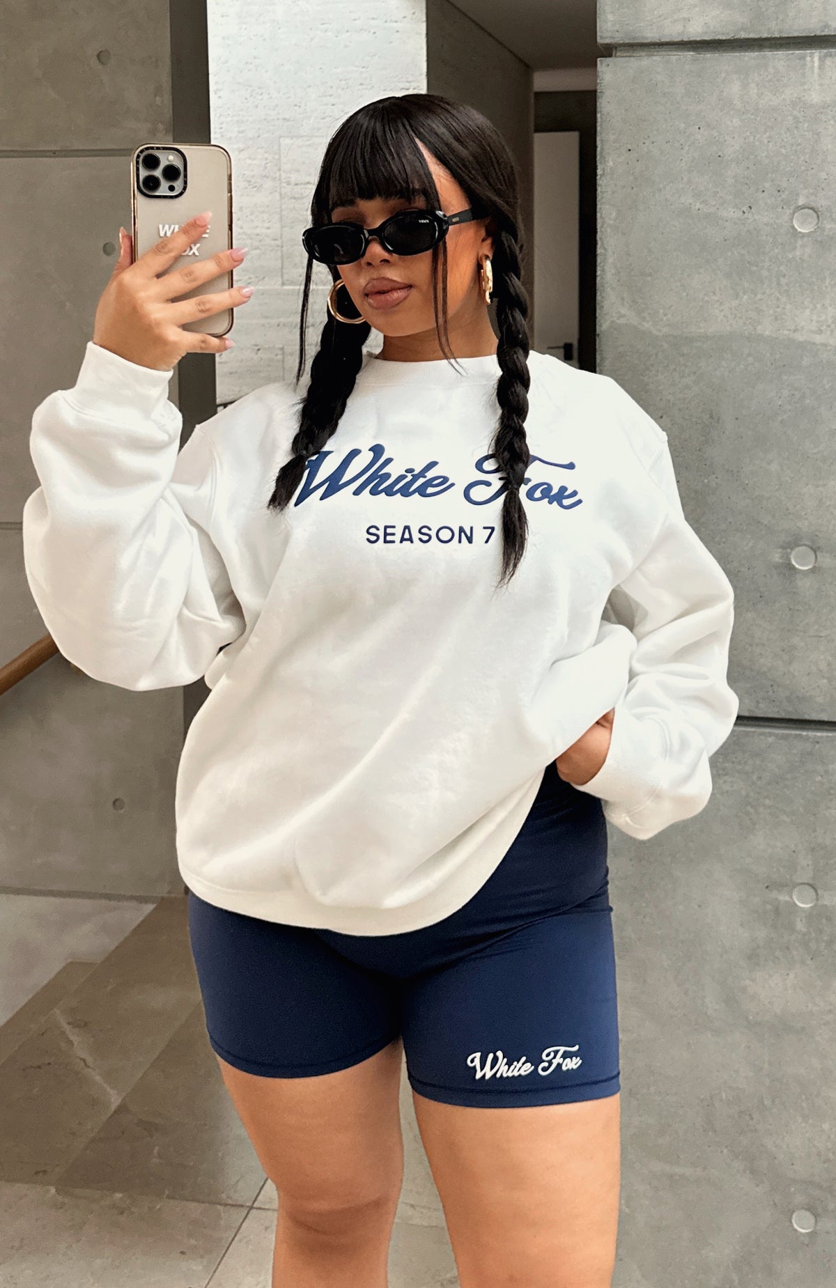 Season 7 Oversized Sweater Snow