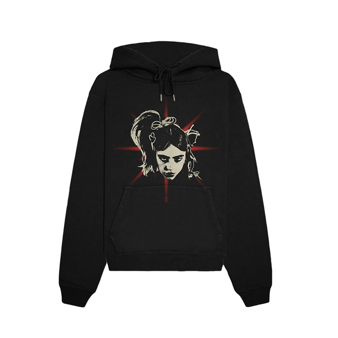 Billie Eilish Starburst Black Hoodie