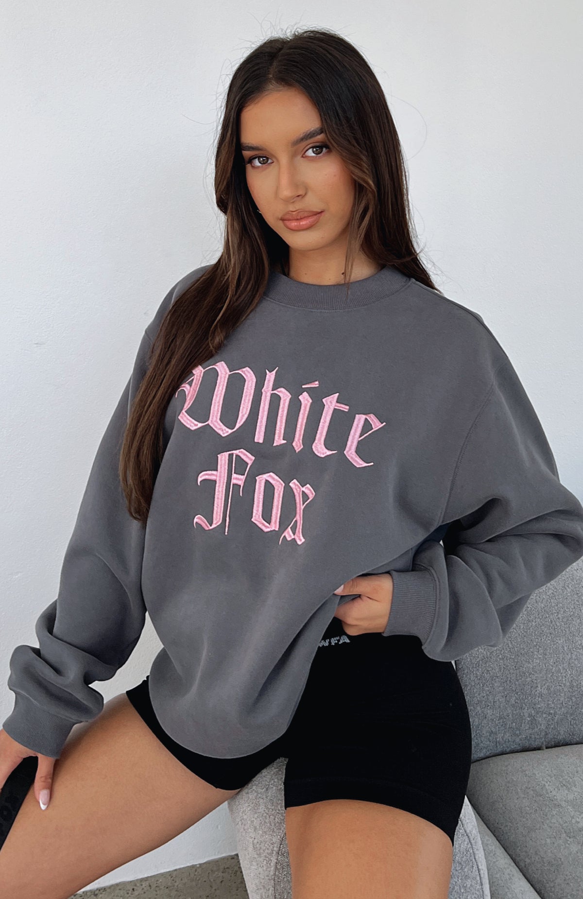 Let's Go For A Ride Oversized Sweater Volcanic