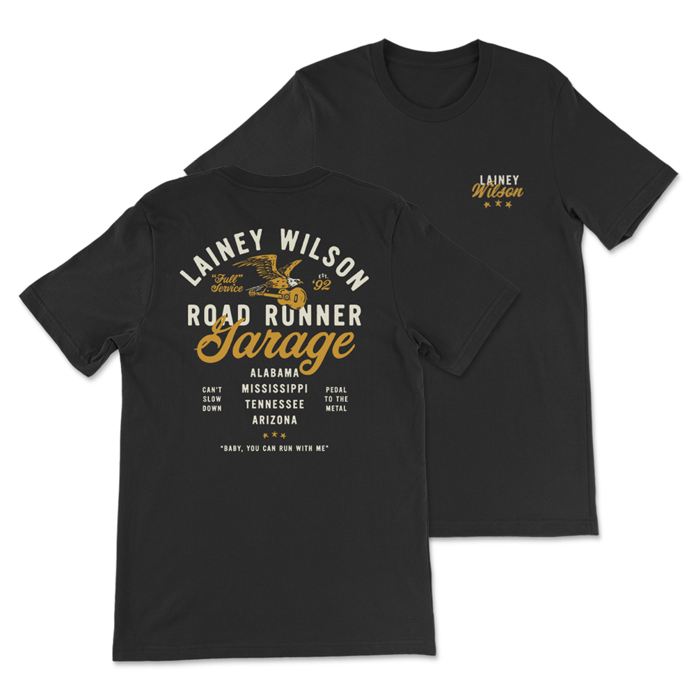 Lainey Wilson Roadrunner Garage T-Shirt