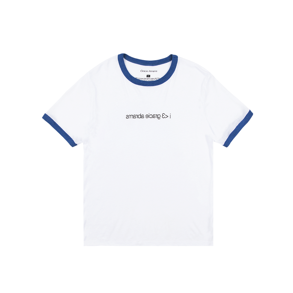 Gracie Abrams I <3 Gracie Abrams Blue Ringer T-Shirt