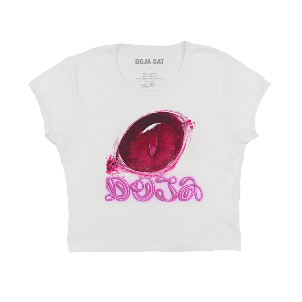 Doja Cat Women's Official The Scarlet Tour Merch Crop T-Shirt