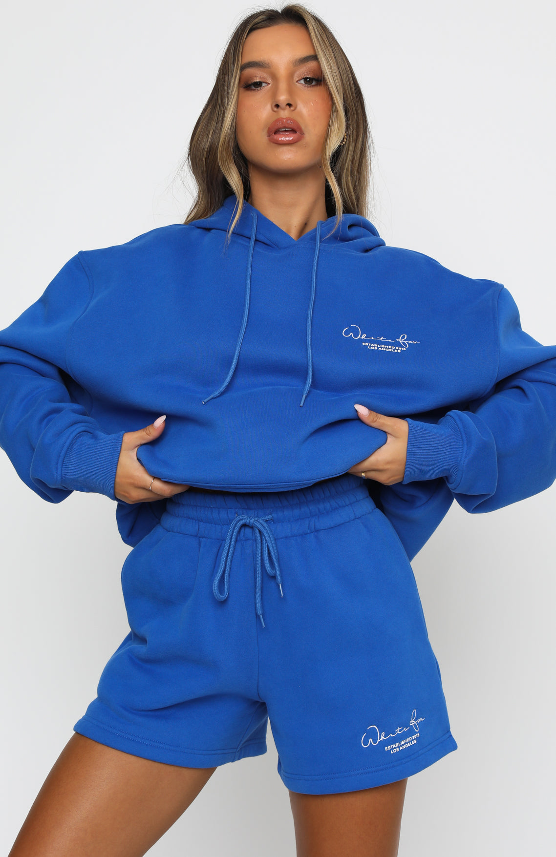 Set The Standard Hoodie Electric Blue