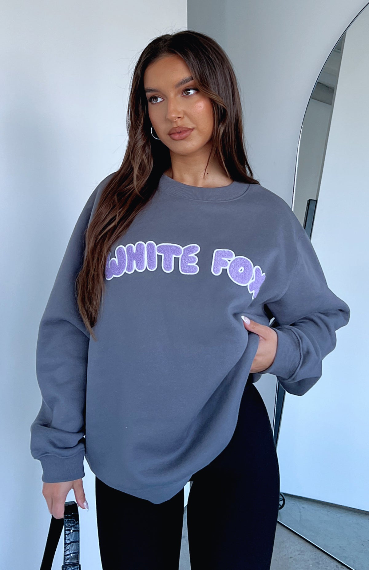 Sweet Treat Oversized Sweater Volcanic