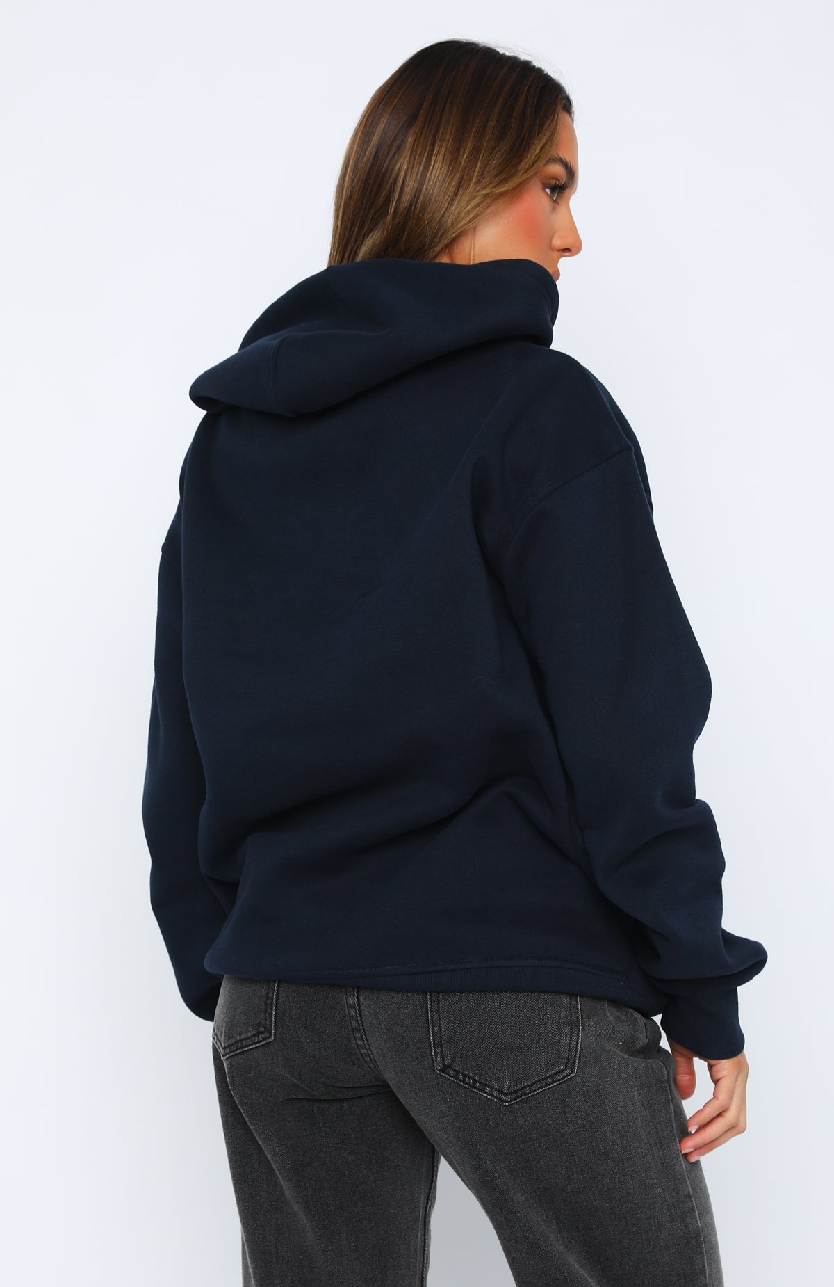 Need To Have It Oversized Hoodie Dark Navy