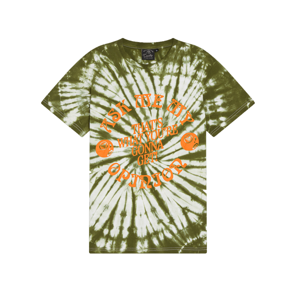 Lainey Wilson Sayin' What I'm Thinkin' Green Tie-Dye T-Shirt