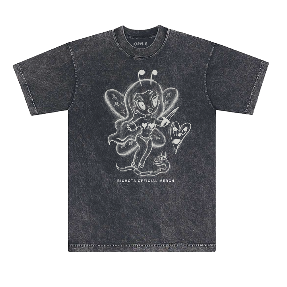 Karol G  Bichota Season Acid Wash T-Shirt