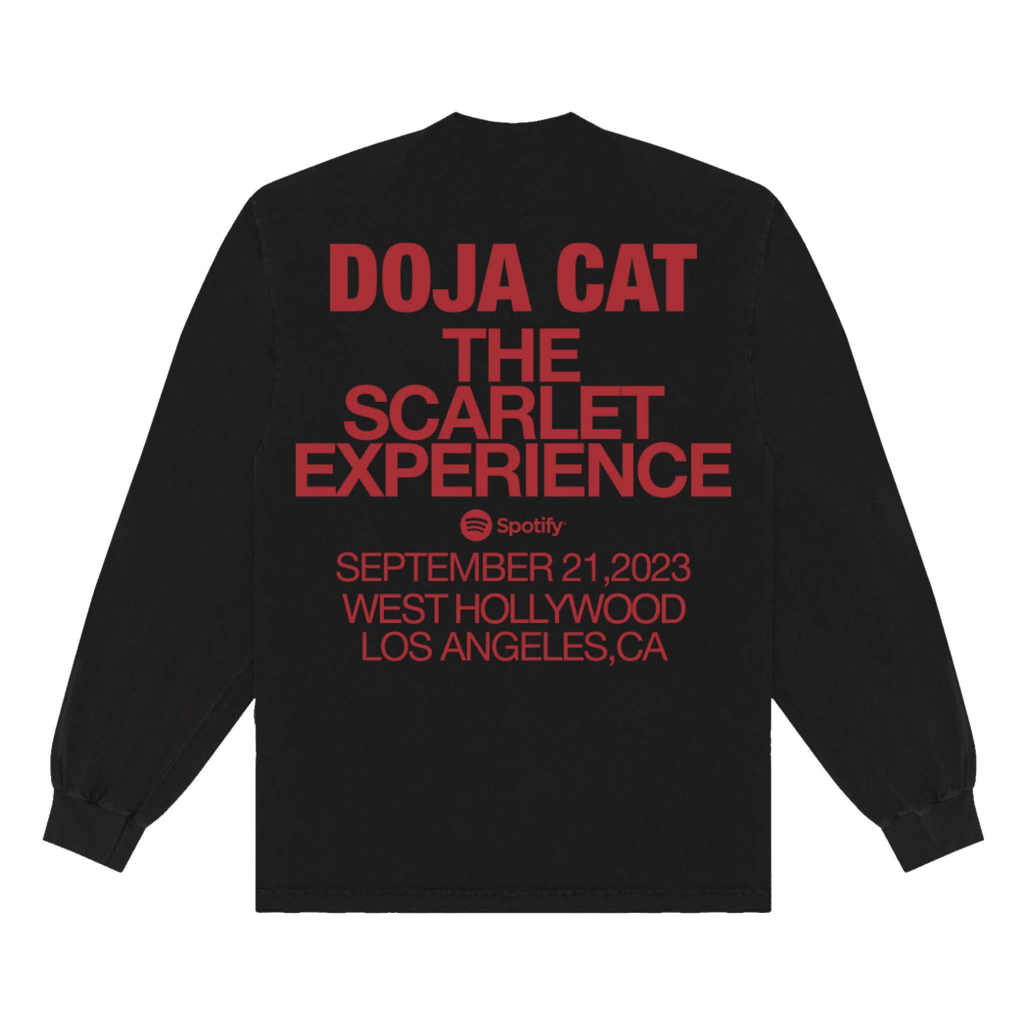 Doja Cat Scarlet Launch Pop Up Crewneck Sweatshirt (Limited Edition)