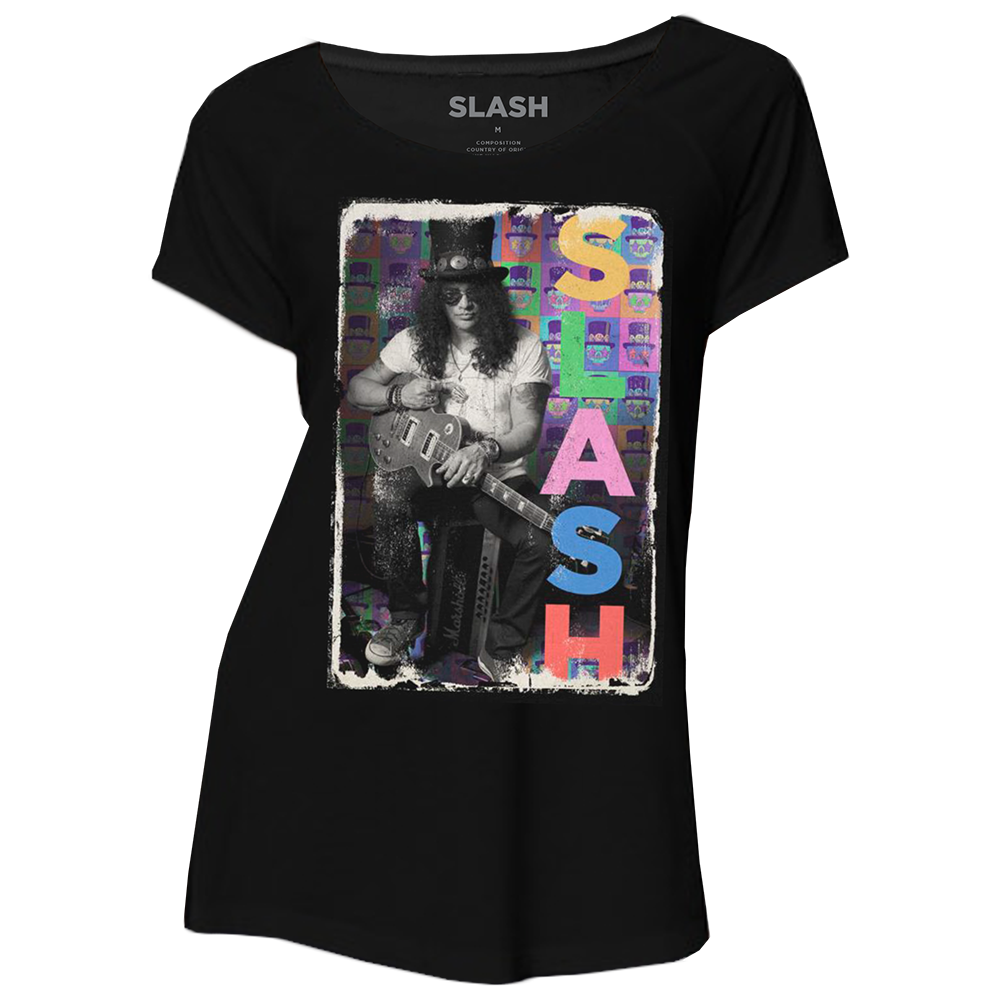 Slash Pop Art Ladies T-Shirt