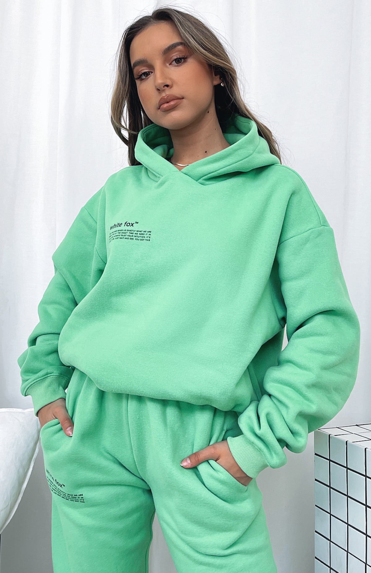 She's A Baddie Hoodie Jolly Green