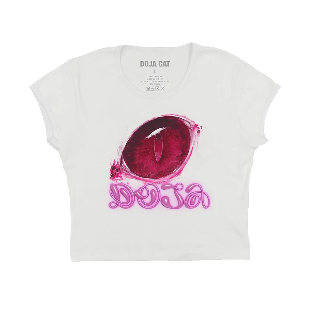 Doja Cat Women's Official The Scarlet Tour Merch Crop T-Shirt