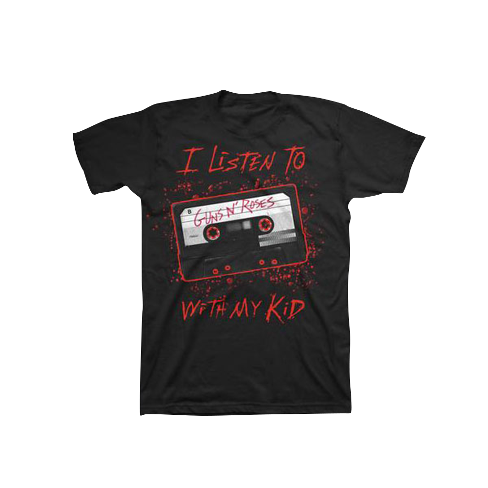 Guns N' Roses I Listen To  Cassette T-Shirt