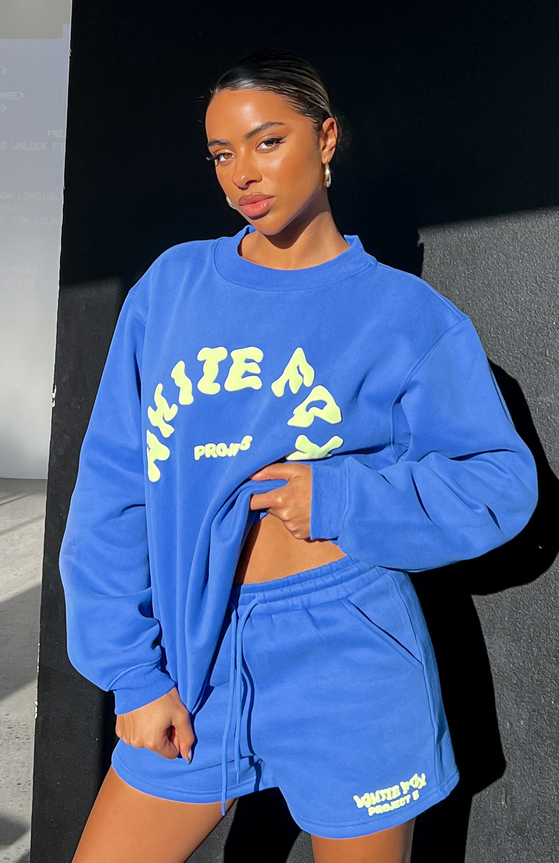 Project 5 Oversized Sweater Cobalt