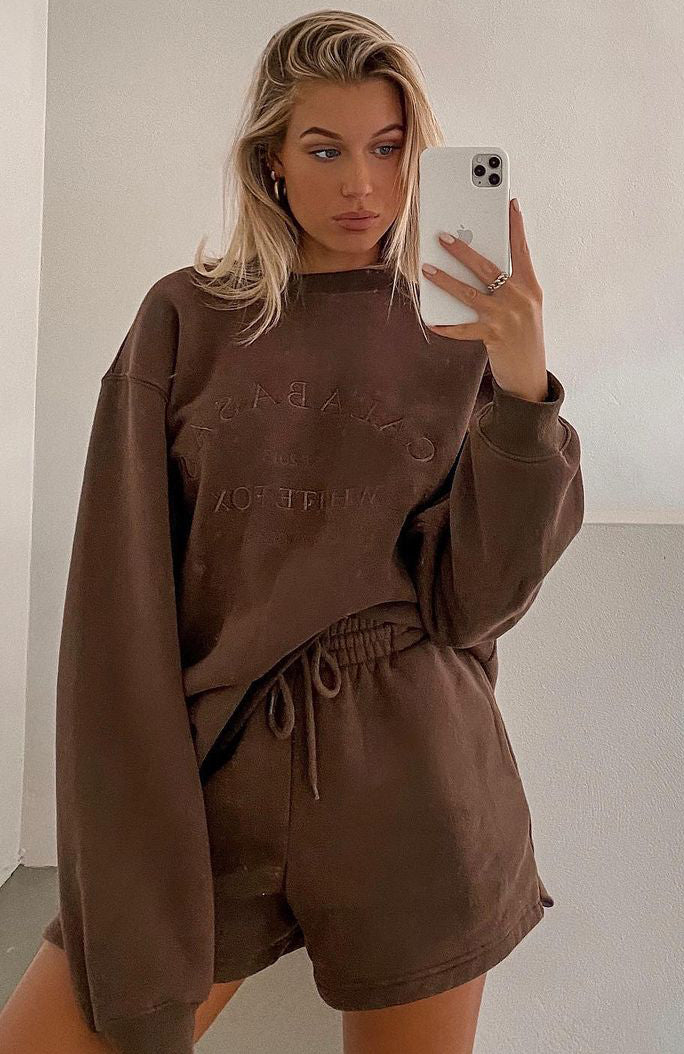 Best Of Both Oversized Sweater Chocolate