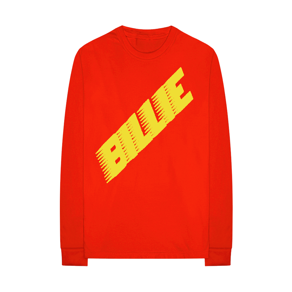 Billie Eilish Yellow Racer Logo Long Sleeve