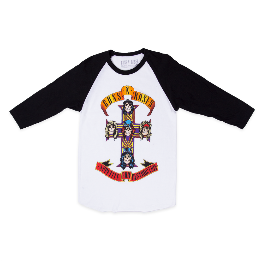 Guns N' Roses Appetite Cross Raglan