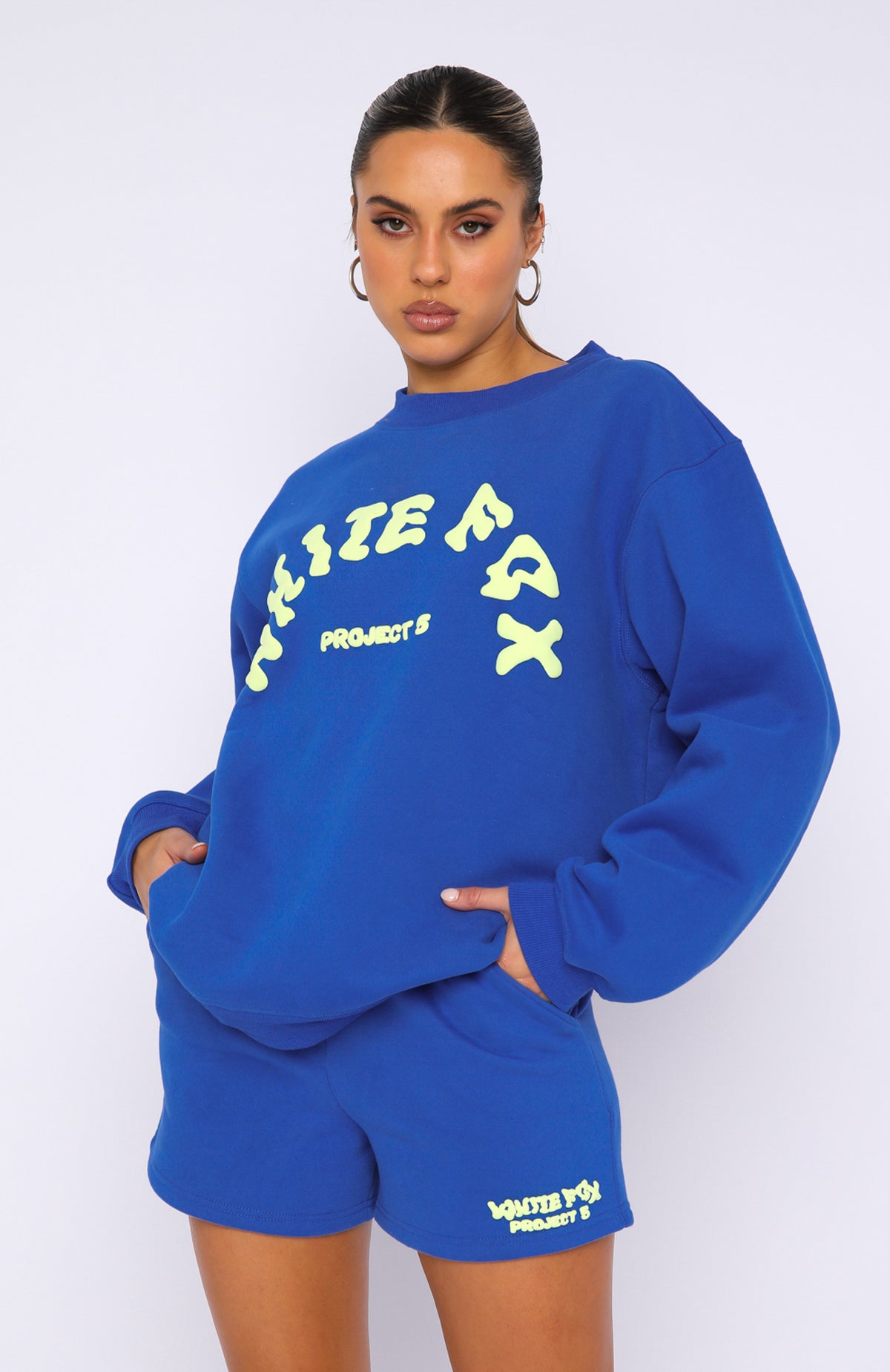 Project 5 Oversized Sweater Cobalt