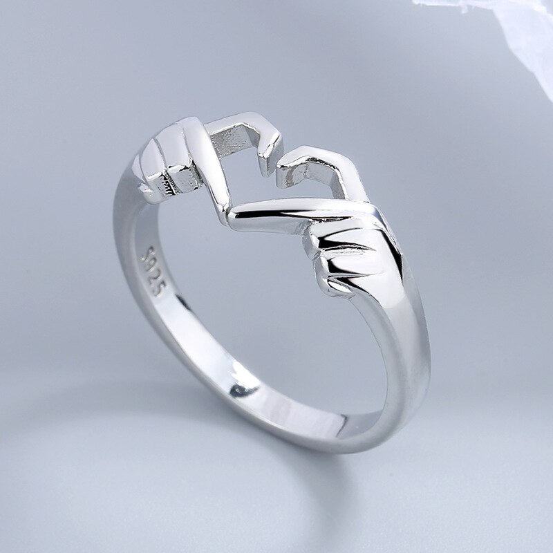 Creative Palm Love Gesture Finger Rings