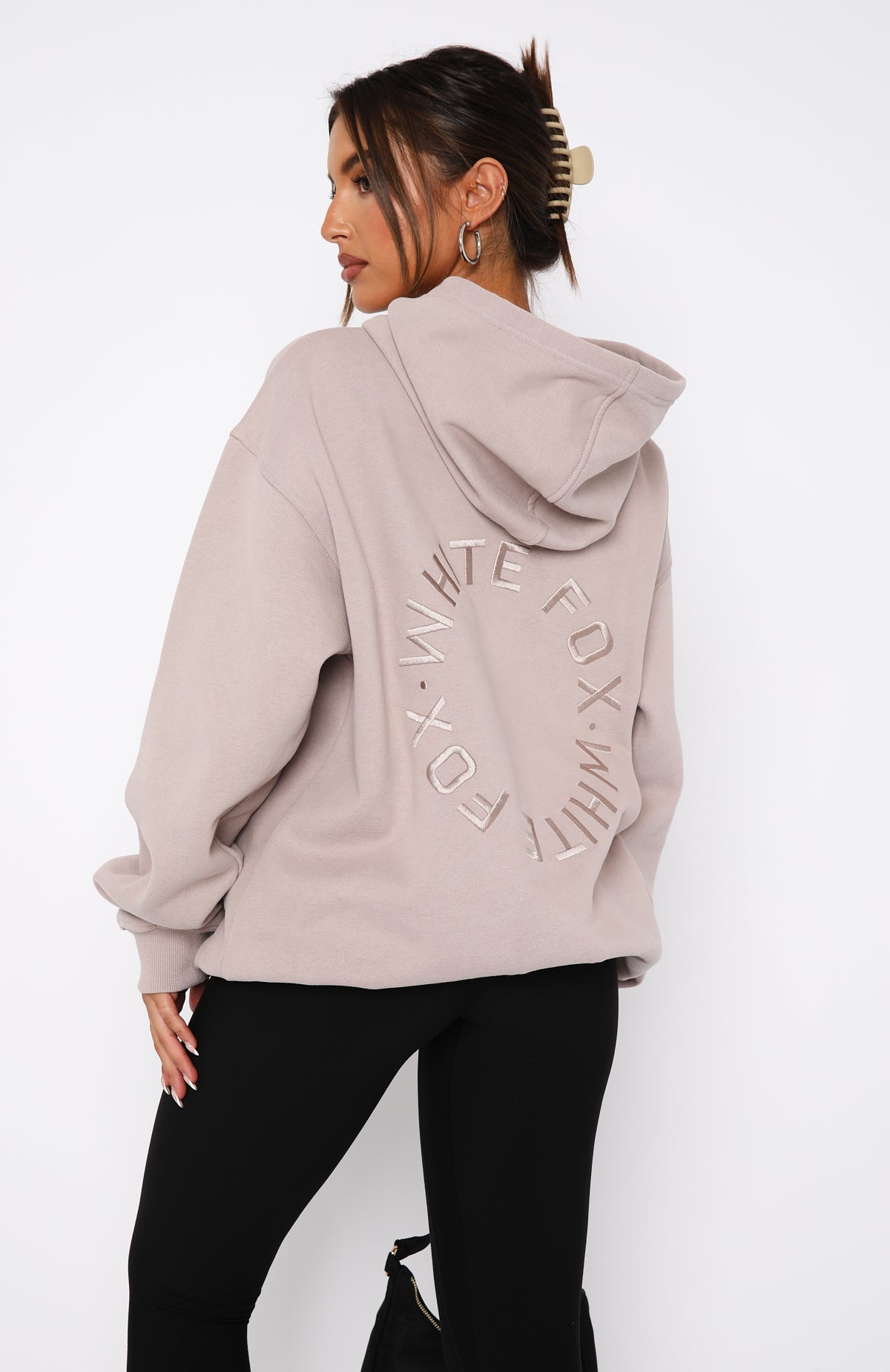 Stay Lifted Oversized Hoodie Cinnamon
