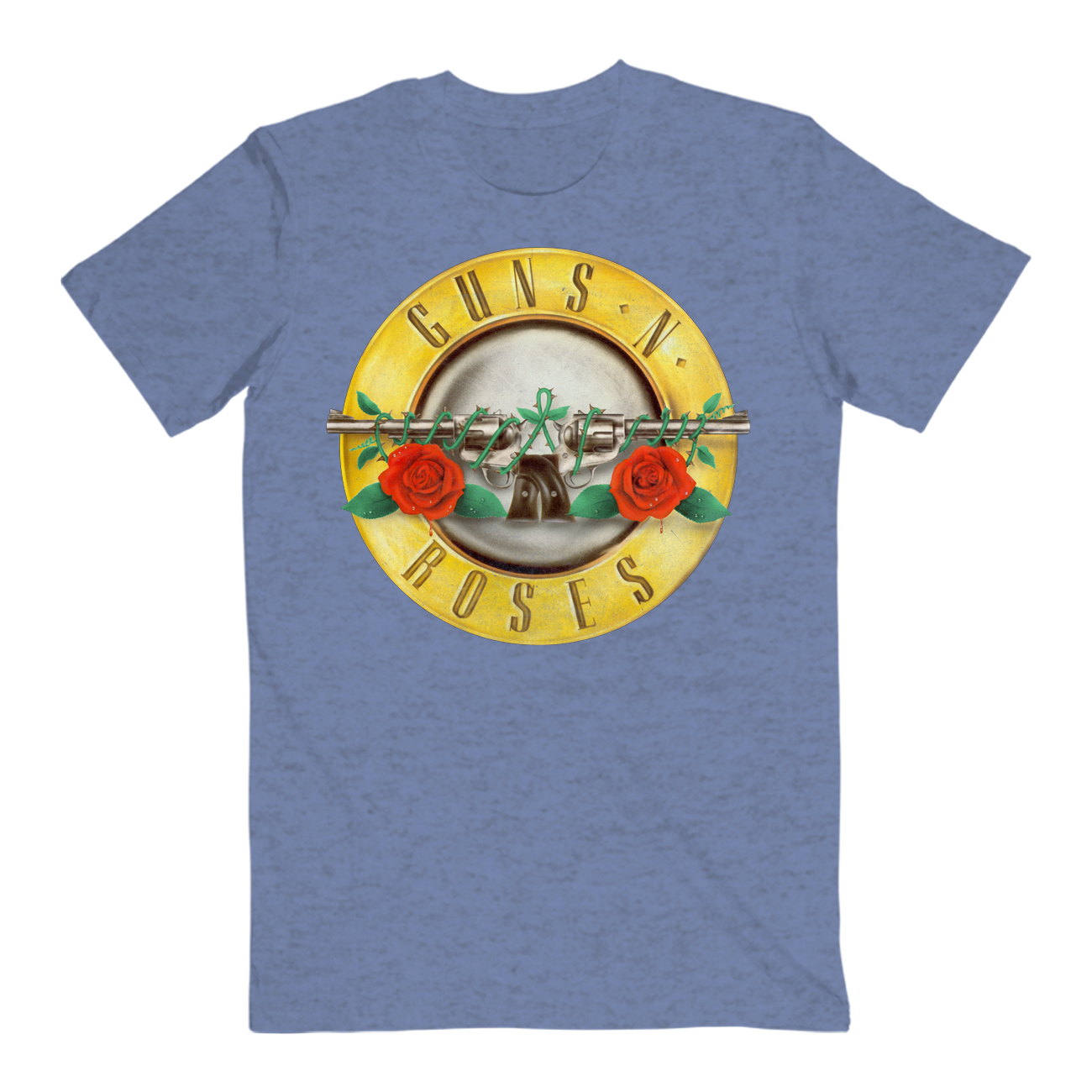 Guns N' Roses OG Seal North America Tour 2023 Blue Heather T-Shirt