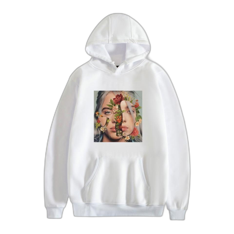 Billie Eilish Dance Printed Long Sleeved Hoodie