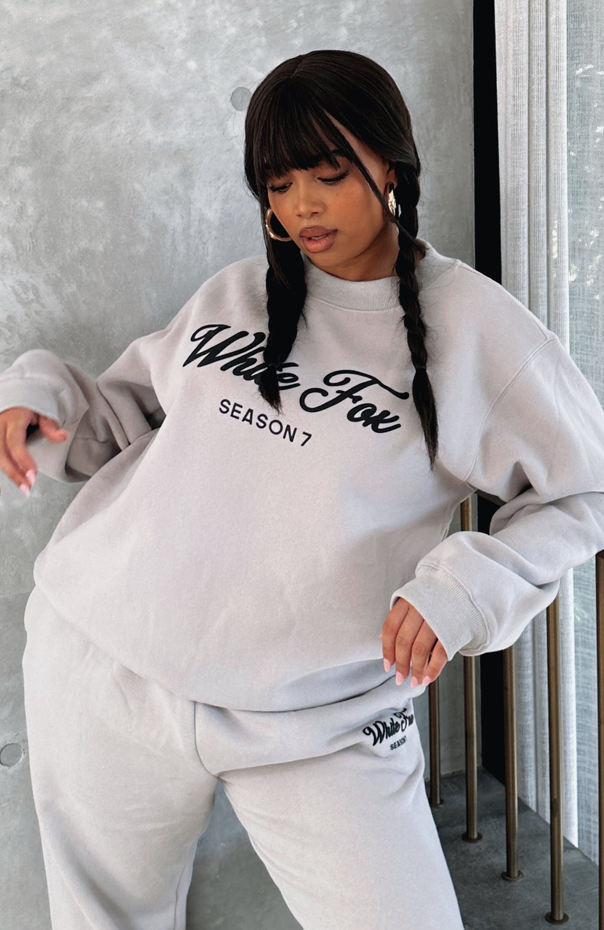 Season 7 Oversized Sweater Overcast