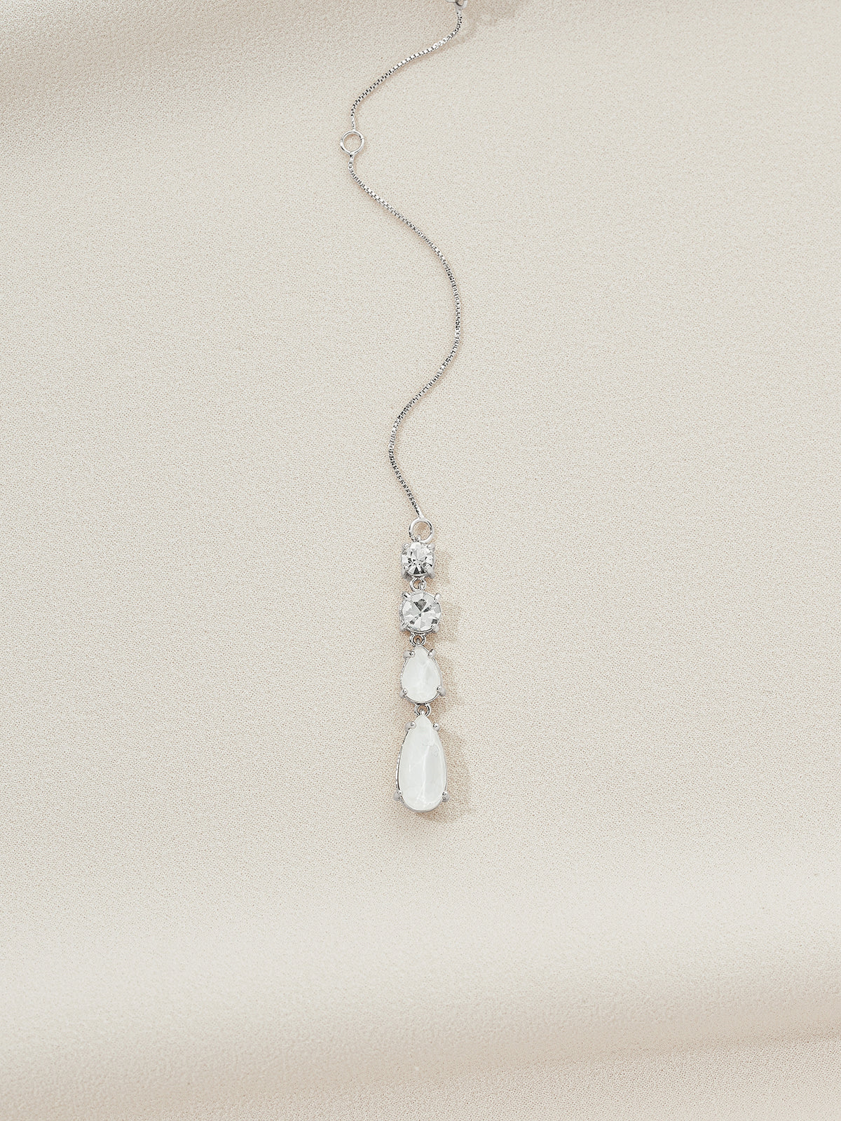 Beautiful back drop necklace